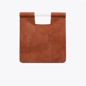 NWT Beis The Crossbody in Brown Croc